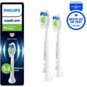 Philips Sonicare Optimal White W2 – opzetborstels voor elektrische tandenborstels – wit – verpakking van 2 – wittere tanden – HX6062/87