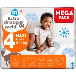 Albert Heijn Extra Droog & Zacht luiers maat 4 - 80 stuks