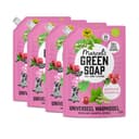 Marcel's Green Soap universeel wasmiddel navulling - patchouli & cranberry - 4 x 23 wasbeurten