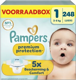 Pampers Premium Protection luiers maat 1 - 248 stuks