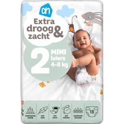 Albert Heijn Extra Droog & Zacht luiers maat 2 - 18 stuks
