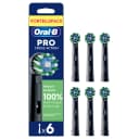 Oral-B CrossAction opzetborstels zwart 6 stuks