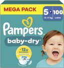 Pampers Baby Dry - Maat 5+ - 100 Luiers