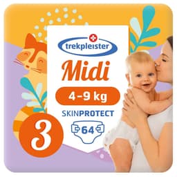 Trekpleister luiers maat 3 - 64 stuks
