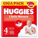Huggies Little Movers babyluiers - Maat 4-7 tot 18 kg - 150 luiers met Disney-designs - Giga pack, New Version