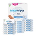 WaterWipes Sensitive+ Newborn & Baby Wipes, Wisseldoekjes voor pasgeborenen en baby's, 1080 Stuks (Verpakking van 18), 3-in-1 Reinigt, Verzorgt, Beschermt, 99,9% Water, Geurloos
