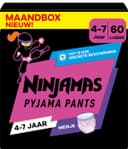 Pampers Pyjama Pants Nacht - Meisje - 4/7 jaar - Maandbox - 60 luierbroekjes
