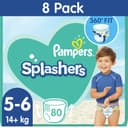 Pampers Splashers - wegwerp zwemluiers - maat 5/6 - 80 stuks