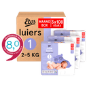 Etos Newborn luiers maat 1 2-5 kg maandbox 324 stuks