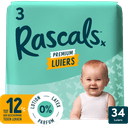Rascals Premium Luiers Maat 3 6-11 KG 34 stuks